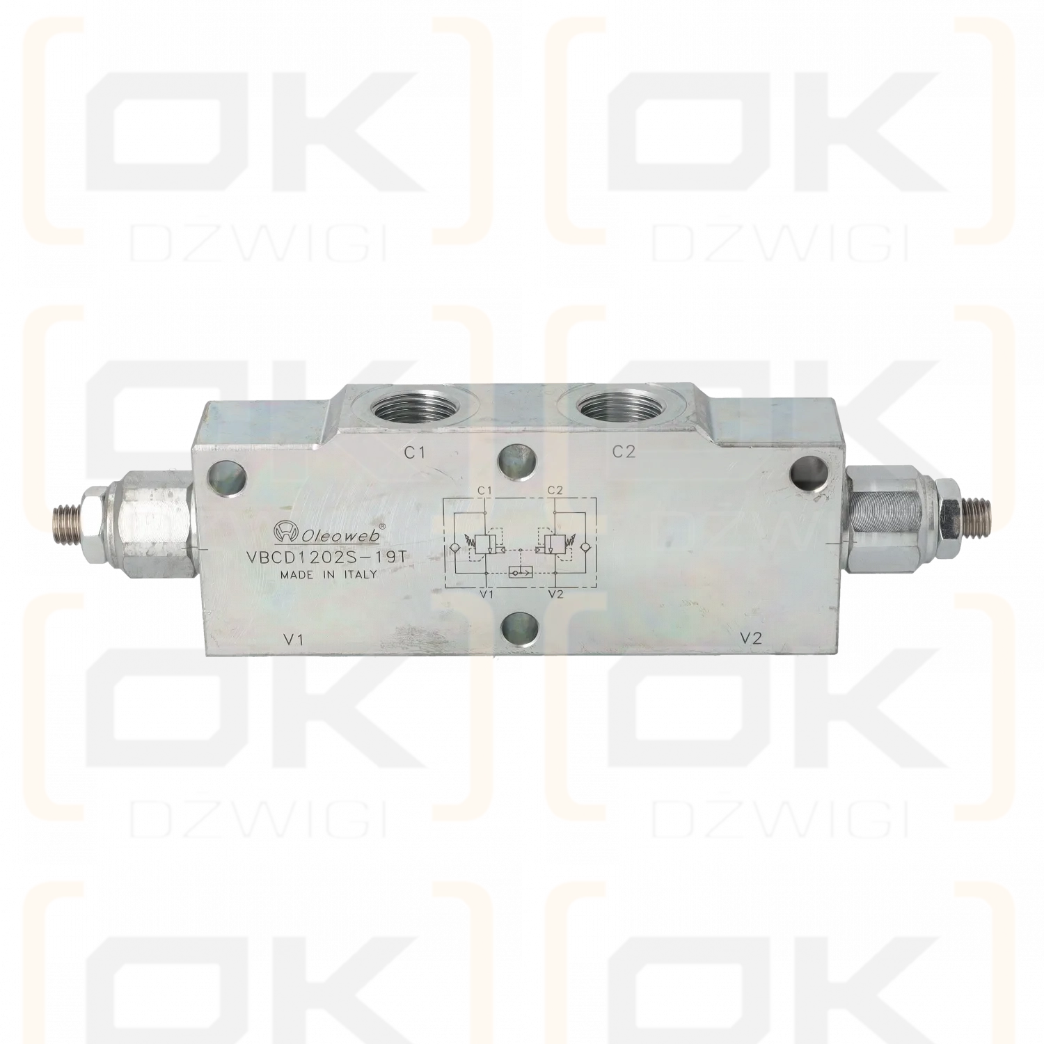 Обратный клапан с регулировкой перегрузки 1/2" 60 л/мин 60-350 бар
