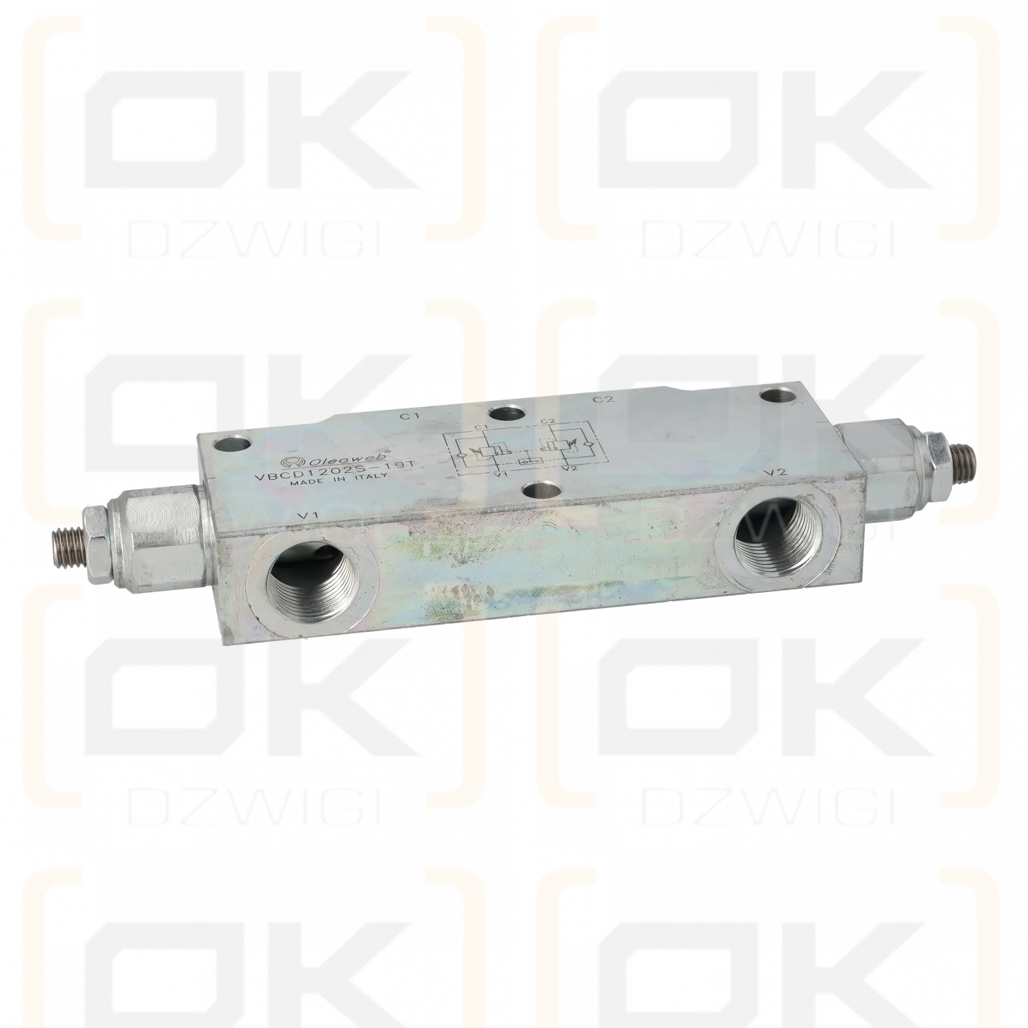 Обратный клапан с регулировкой перегрузки 1/2" 60 л/мин 60-350 бар