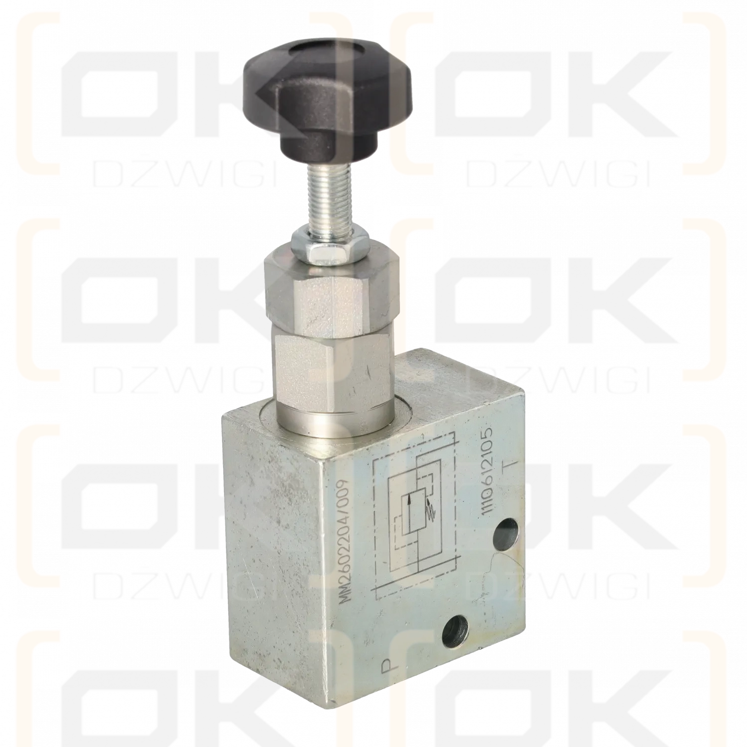 Überlaufventil 1/4" 20 l/min 5–60 bar (1110612105) – Stahl