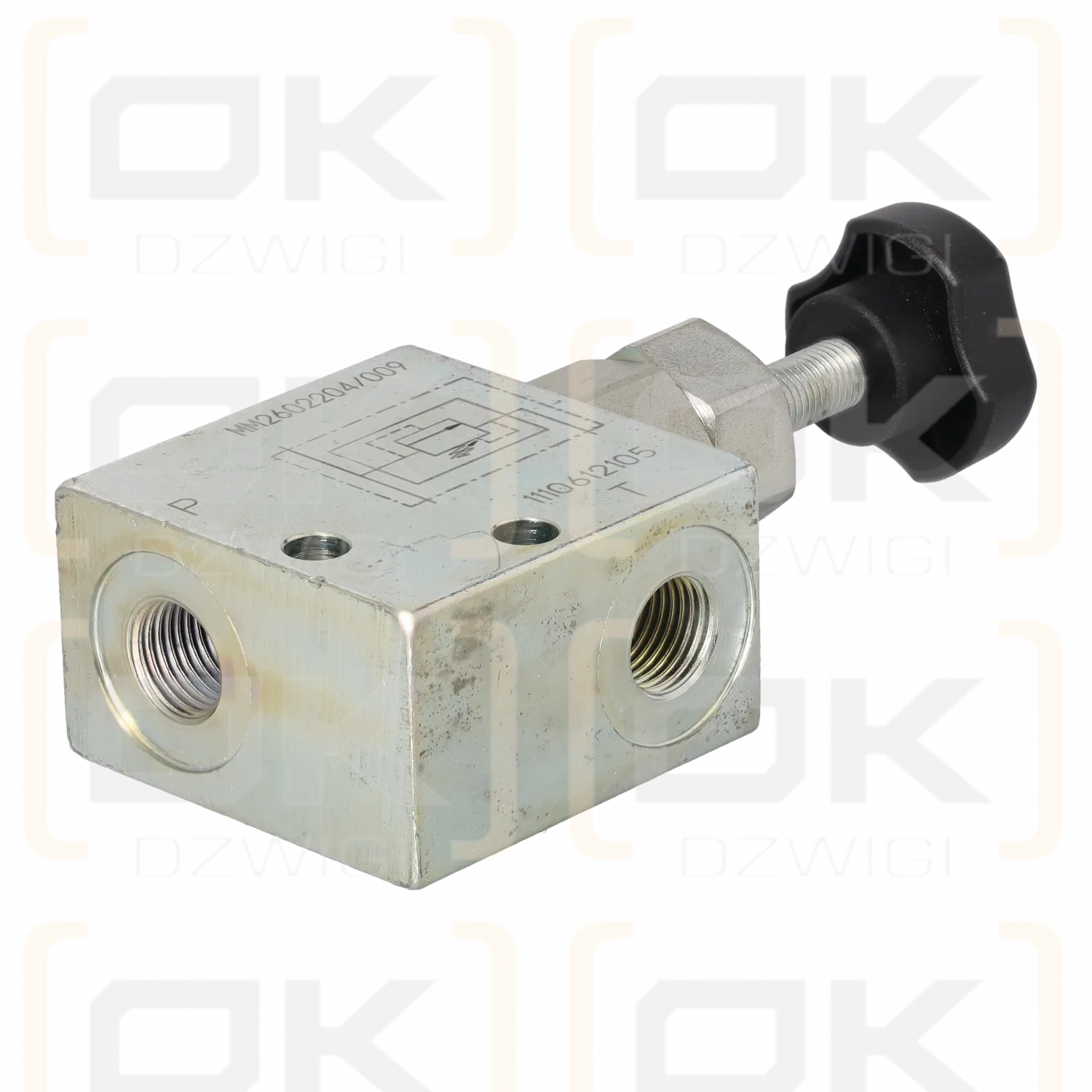 Überlaufventil 1/4" 20 l/min 5–60 bar (1110612105) – Stahl