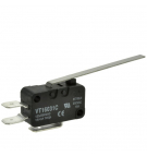 Microswitch with lever, length 54mm, SPDT 16A/250VAC, ON-(ON)