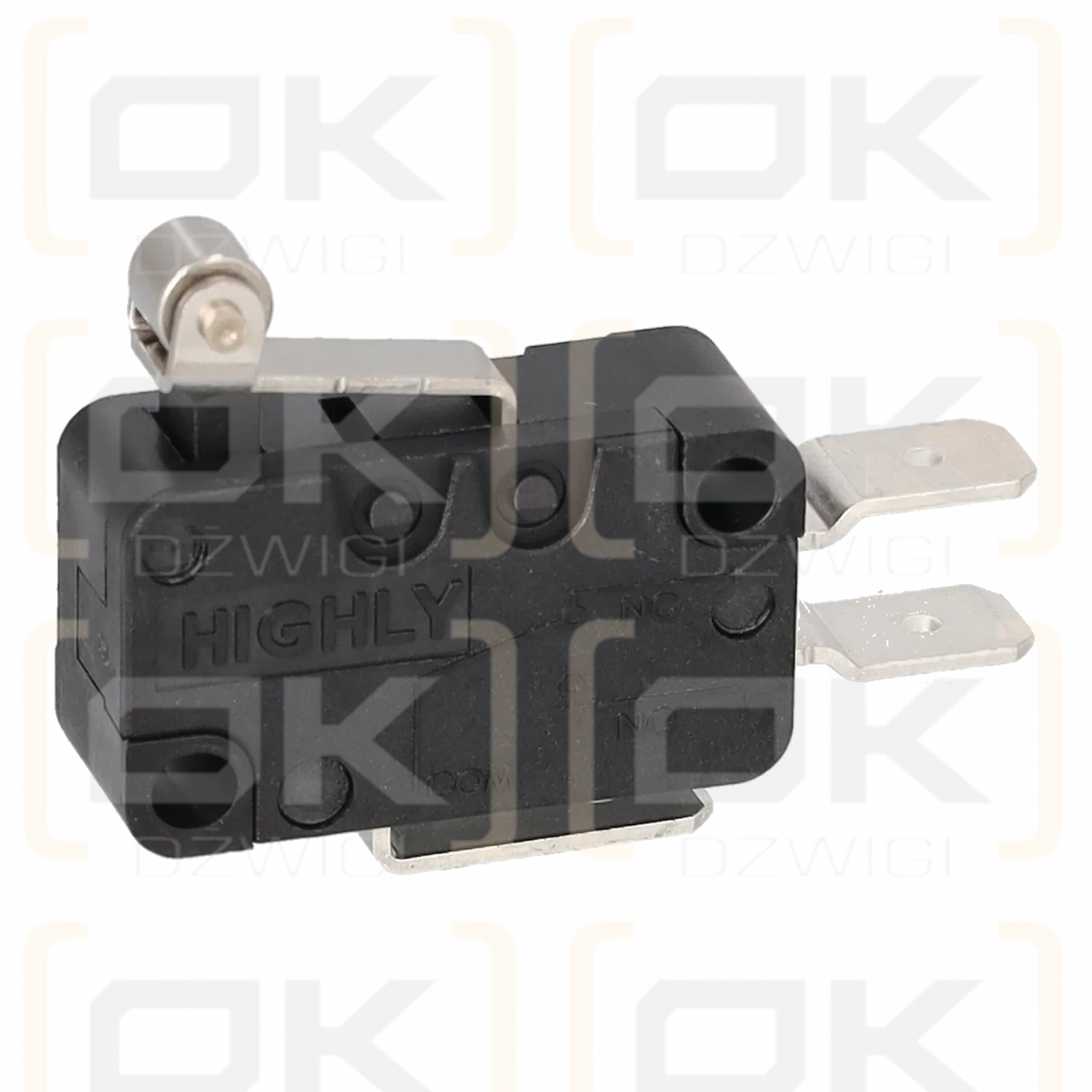 Mikroprzełącznik z dźwignią dł. 12mm SPDT 14A/250VAC ON-(ON)