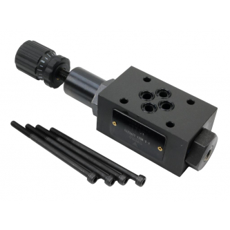 CETOP 3 NG6 Plattendruckminderventil (Leitung P - Einstellung 70-250 bar) VOIMA