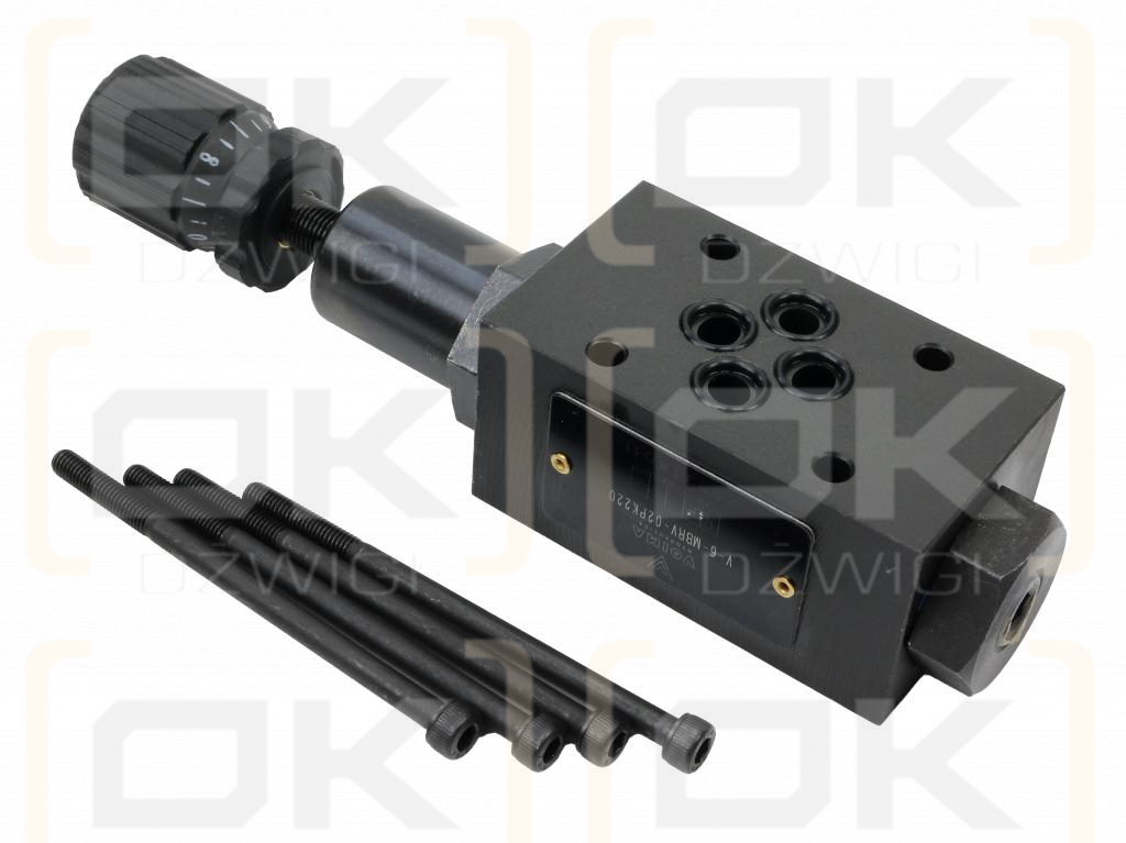 CETOP 3 NG6 Plattendruckminderventil (Leitung P - Einstellung 70-250 bar) VOIMA