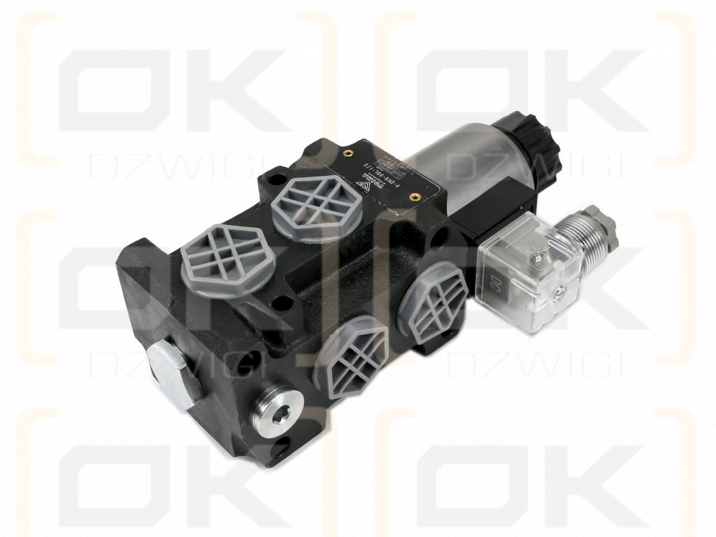 Dzielnik. zawór. elektrozawór kierunkowy elektromagnetyczny kontroli (DVS6/50L) 12V DC 6/2 G1/2 50L VOIMA