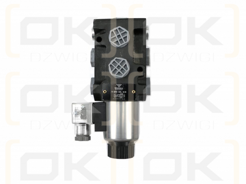 Dzielnik. zawór. elektrozawór kierunkowy elektromagnetyczny kontroli (DVS6/50 L/MIN) 12V DC 6/2 G3/8 50L VOIMA