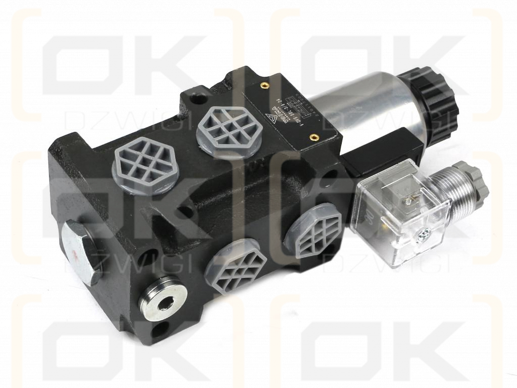 Dzielnik. zawór. elektrozawór kierunkowy elektromagnetyczny kontroli (DVS6/50 L/MIN) (24V DC) 6/2 G3/8 50L VOIMA