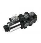 Dzielnik. zawór. elektrozawór kierunkowy elektromagnetyczny kontroli (SVV6/2-90L) 12V DC 6/2 G1/2 80L VOIMA