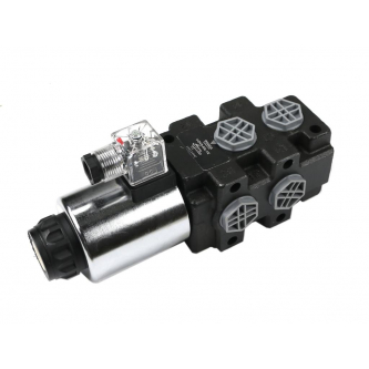 Dzielnik. zawór. elektrozawór kierunkowy elektromagnetyczny kontroli (SVV6/2-90L) 12V DC 6/2 G1/2 80L VOIMA