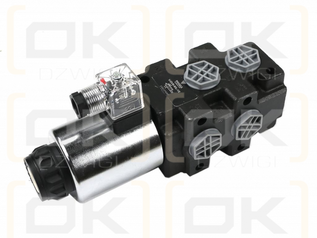 Dzielnik. zawór. elektrozawór kierunkowy elektromagnetyczny kontroli (SVV6/2-90L) 12V DC 6/2 G1/2 80L VOIMA