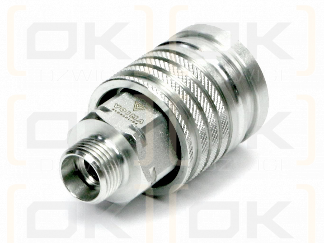 Szybkozłącze hydrauliczne gniazdo EURO M18x1.5 GZ Push-pull (9100818G) VOIMA (opakowanie 50szt)