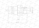 Szybkozłącze hydrauliczne wtyczka EURO M22x1.5 GZ (9100822W) VOIMA
