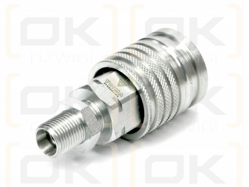 Szybkozłącze hydrauliczne gniazdo EURO M18x1.5 GZ Push-pull long (9100818GL) VOIMA