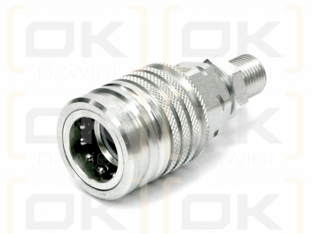 Szybkozłącze hydrauliczne gniazdo EURO M18x1.5 GZ Push-pull long (9100818GL) VOIMA (opakowanie 50szt)
