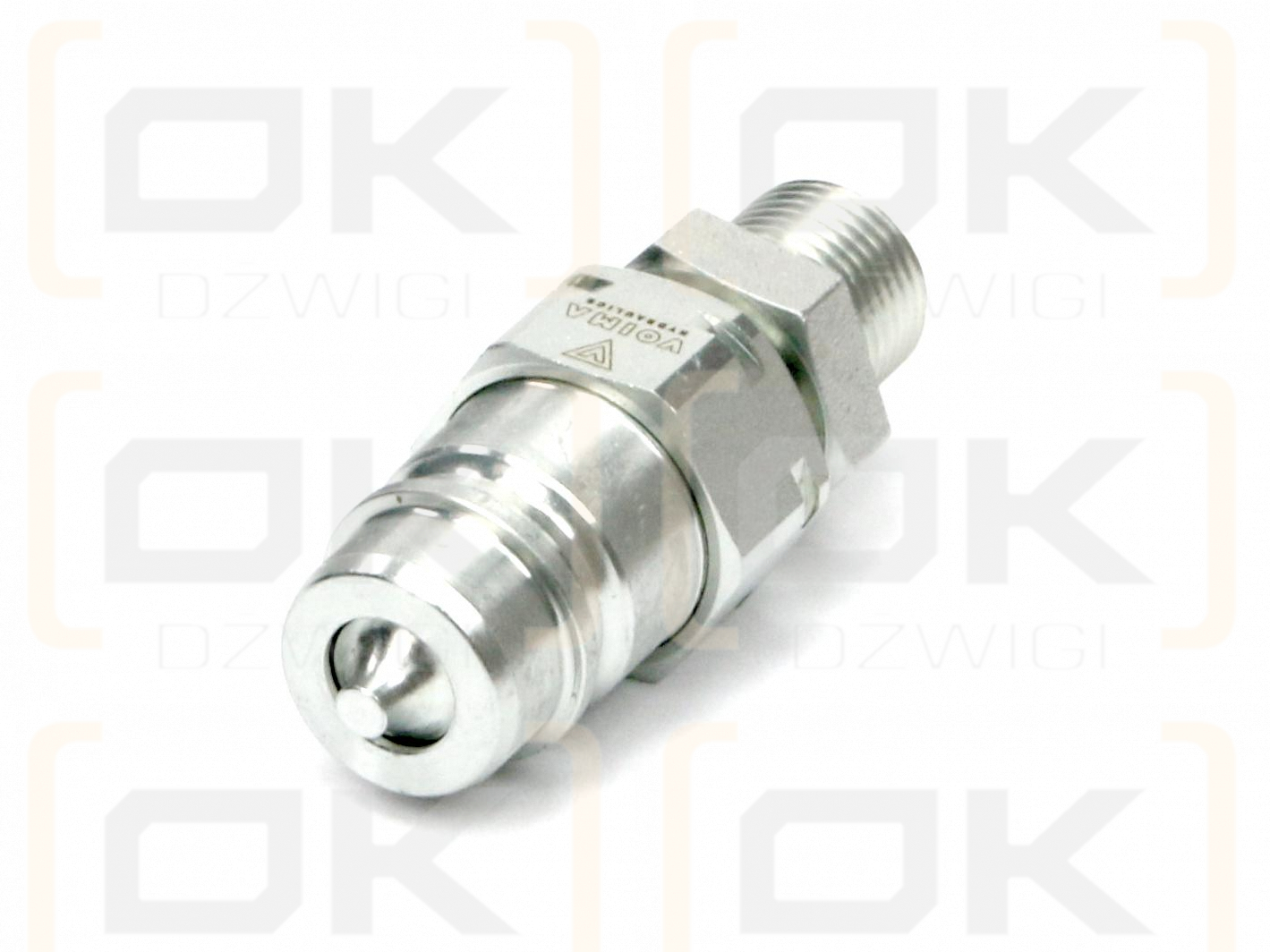 Szybkozłącze hydrauliczne wtyczka EURO M18x1.5 GZ long (9100818LW) VOIMA (opakowanie 50szt)