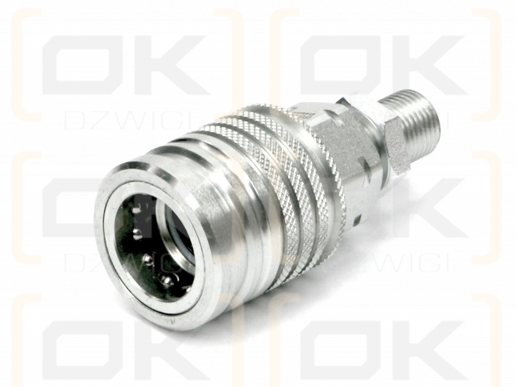 Szybkozłącze hydrauliczne gniazdo EURO M22x1.5 GZ Push-pull long (9100822GL) VOIMA
