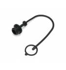 Pokrywa (zatyczka. osłona przeciwpyłowa) do GNIAZDA szybkozłącza EURO - kolor czarny VOIMA ( sprzedawane po 10 )