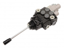 Hydraulikverteiler 2-teilig 40L (1-teilig schwimmend) mit Joystick VOIMA