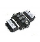 Rozdzielacz hydrauliczny 3-sekcyjny sterowany elektrycznie 12V 40L VOIMA