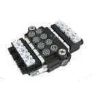 Rozdzielacz hydrauliczny 4-sekcyjny sterowany elektrycznie 12V 40L VOIMA