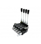 Rozdzielacz hydrauliczny 4-sekcyjny 40L (1 sekcja z zatrzaskiem) VOIMA