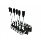 Rozdzielacz hydrauliczny 6-sekcyjny 40L VOIMA