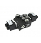 Rozdzielacz hydrauliczny 2-sekcyjny sterowany elektrycznie 12V 80L VOIMA