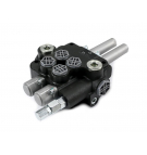 Rozdzielacz hydrauliczny 2-sekcyjny 80L sterowany joystickiem na linkę VOIMA