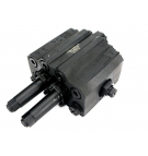 Rozdzielacz hydrauliczny do ładowaczy czołowych (LS - Load Sensing) 2-sekcyjny (1 x sekcja pływająca) max przepływ 90L - sterowany na linkę i joystick VOIMA