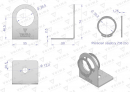 Soporte individual con anillos elásticos para conectores rápidos EURO Push-Pull VOIMA