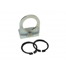 Single holder with snap rings for EURO Push-Pull VOIMA quick connectors