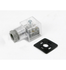 Wtyczka elektryczna (SP666) do zasilania cewek elektromagnetycznych 12V I 24V z diodą i uszczelką VOIMA