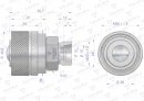 Zawór wtyczka ZSR (50490030) M22x1.5 skręcane VOIMA