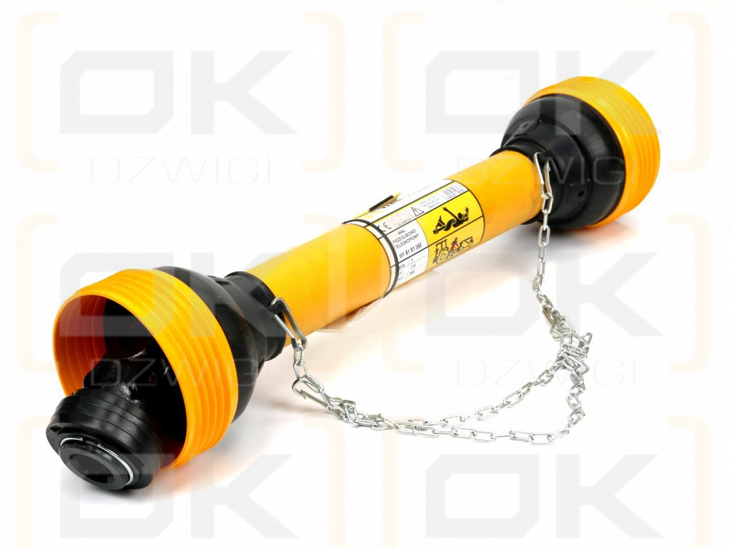 PTO shaft 1010-1580mm 210Nm 10270 CE 2020 series 1R WARYŃSKI WA21-101