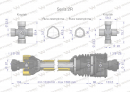 Wał przegubowo-teleskopowy 1010-1580mm 270Nm szerokokątny CE 2020 seria 2R WARYŃSKI