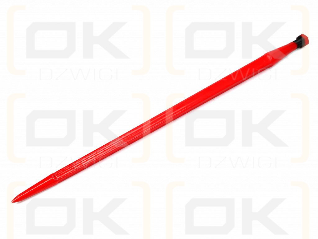 Ząb ładowacza uniwersalny czerwony prosty L- 810 mm zastosowanie 5193-FT1N Tur WARYŃSKI W9132-810P