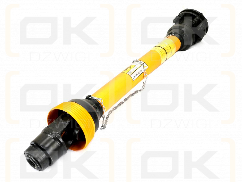 Wał przegubowo-teleskopowy 910-1300mm 830Nm sprzęgło cierne 1200Nm z drugiej stron sprzęgło jednokierunkowe CE 2020 seria 6R Waryński
