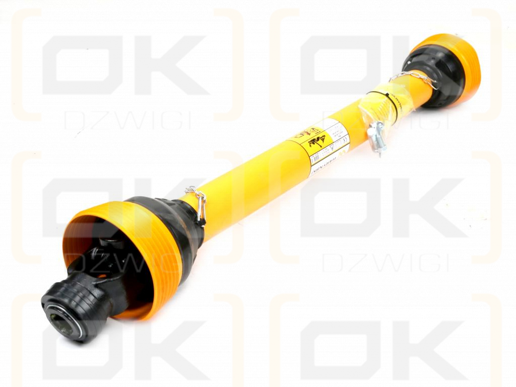Wał przegubowo-teleskopowy 1210-1880mm 830Nm sprzęgło z kołkiem 2500Nm CE 2020 seria 6R Waryński