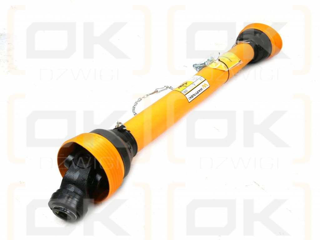 Wał przegubowo-teleskopowy 860-1250mm 830Nm sprzęgło z kołkiem Z21 2500 Nm CE 2020 seria 6R Waryński