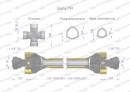 Wał przegubowo-teleskopowy 1010-1540mm 970Nm Z21 CE 2020 seria 7R Waryński