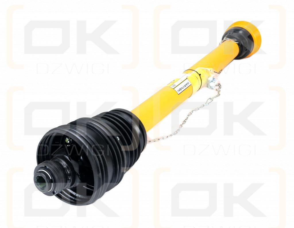 Shaft, articulated-telescopic 1460-2100mm 1240Nm wide angle Z20 - 1 3/4 on the other side clutch with pin 3000Nm CE 2020 series 8R, Waryński, Waryński