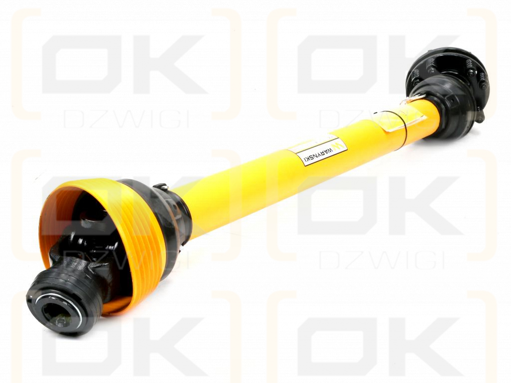 Wał przegubowo-teleskopowy 860-1300mm 1240Nm  Z6 - 1 3/4 z drugiej strony sprzęgło cierne 1700Nm Z6 - 1 3/4 CE CE 2020 seria 8R Waryński