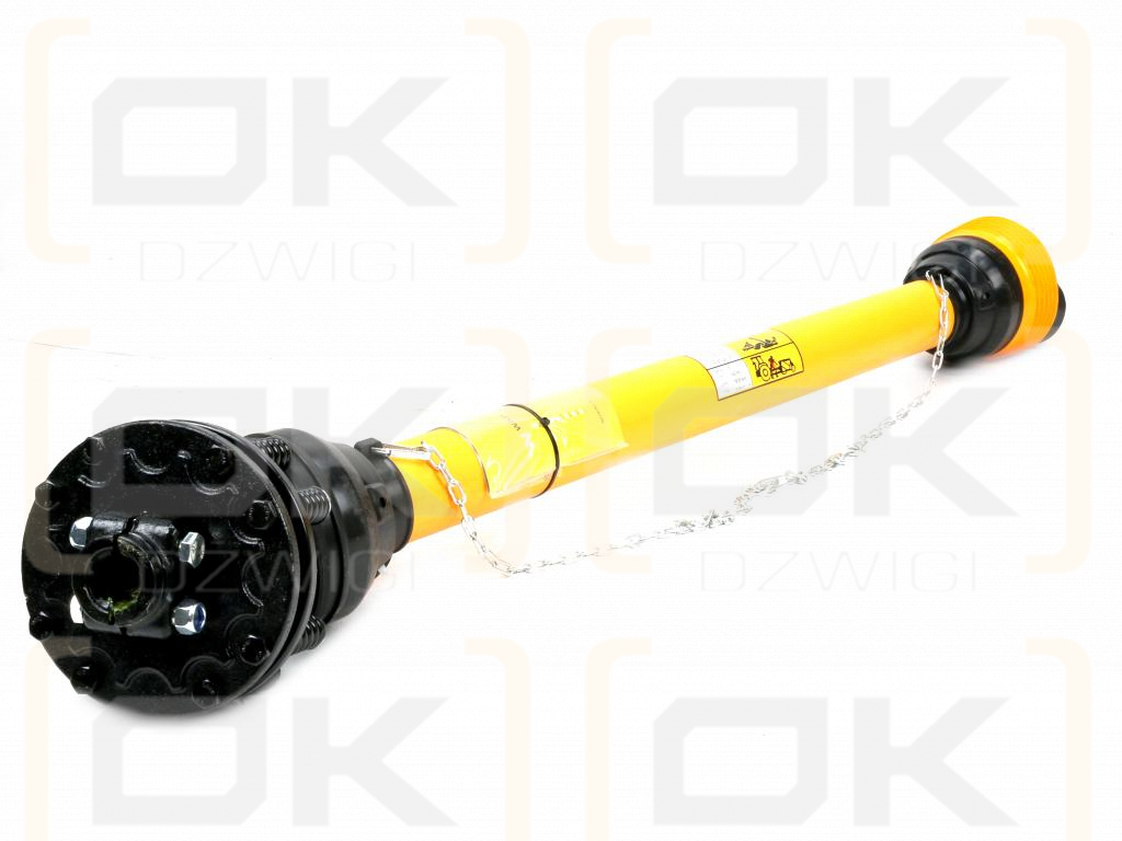 Wał przegubowo-teleskopowy 860-1300mm 1240Nm  Z6 - 1 3/4 z drugiej strony sprzęgło cierne 1700Nm Z6 - 1 3/4 CE CE 2020 seria 8R Waryński