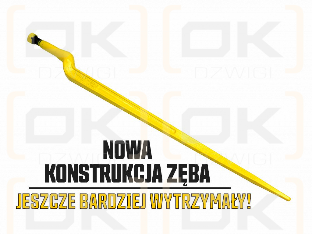 Ząb ładowacza uniwersalny Z L- 880 mm zastosowanie 5193-FT88N Tur WARYŃSKI