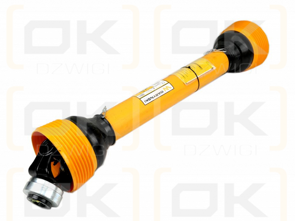 Shaft, articulated telescopic 1290-1990mm 1890Nm Z6 - 1 3/4 on two sides CE 2020 series 9R Waryński, Waryński