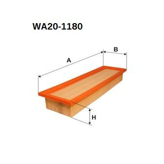 Wkład filtra powietrza WA20-1180 Sędziszów