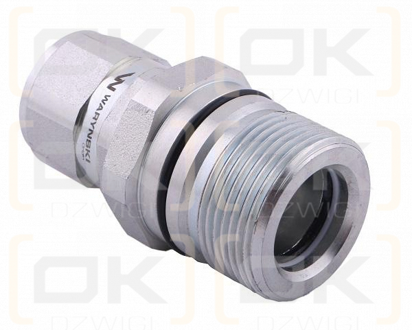 Szybkozłącze hydrauliczne skręcane gniazdo G1/2