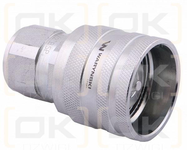 Szybkozłącze hydrauliczne skręcane wtyczka G1/2