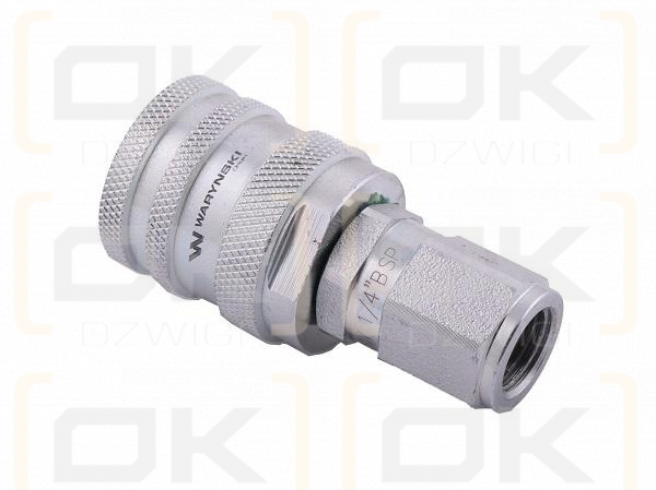 Szybkozłącze hydrauliczne skręcane wtyczka G1/4