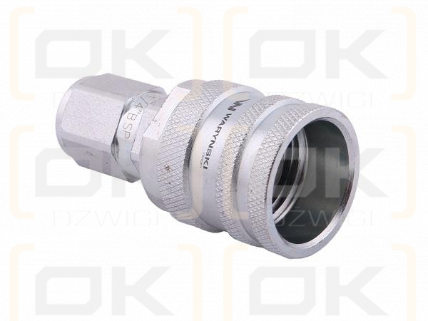 Szybkozłącze hydrauliczne skręcane wtyczka G1/4